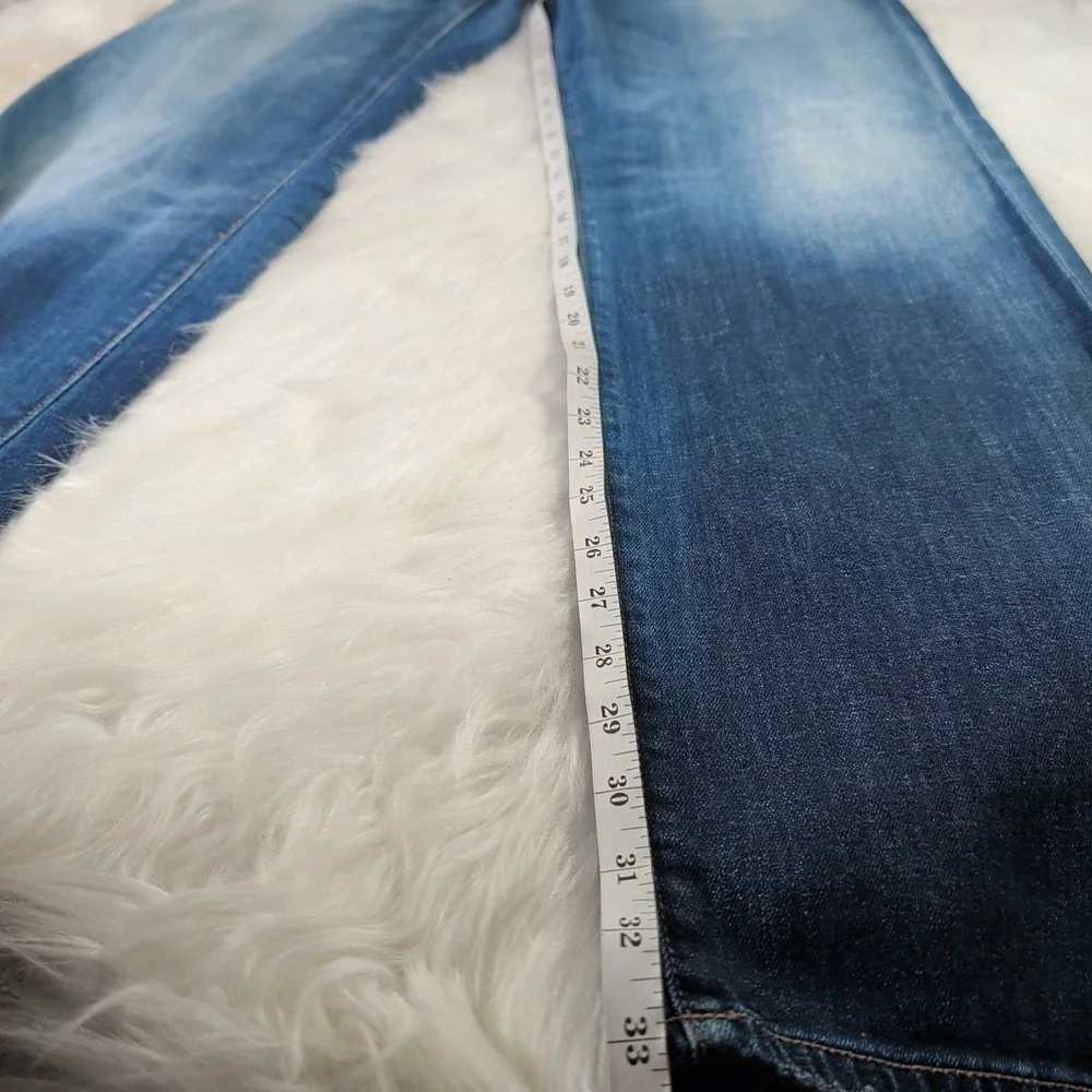 Citizens‎ Humanity Evans Jeans Mens Dark Wash Blue Straight Denim Fits 32x33